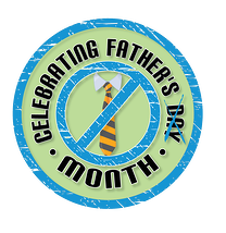 celebrating fathers month logo