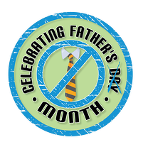 celebrating fathers month logo