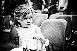 Child at wedding