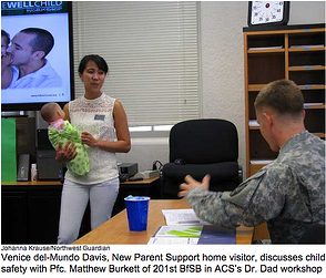 Military Dad and Facilitator in Doctor Dad session.
