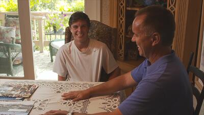 gerry sandusky with his son