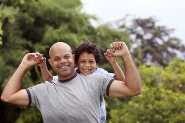 father-son modeling