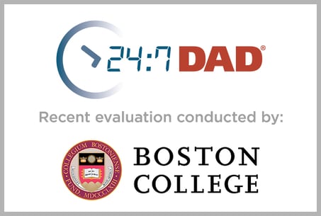 247 Dad logo Boston College logo